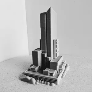 Modern Skyscraper Tower building miniature
