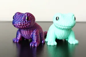 Cute Knitted Gecko