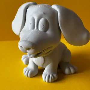 Cute dog figurine