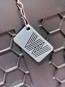 W- keychain