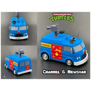 TMNT Channel 6 NewsVan Piggy Bank