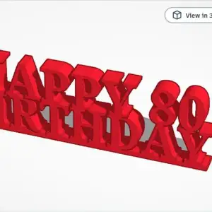 Happy Birthday 80