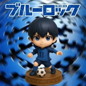 Yoichi Isagi Blue Lock Chibi with base