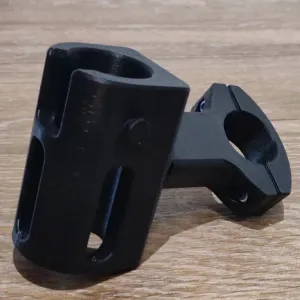 Ebike fishing rod holder