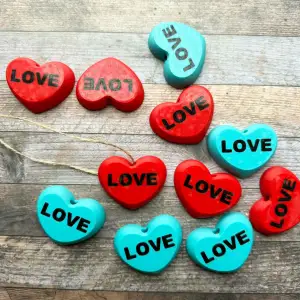 Customizable heart necklace charm