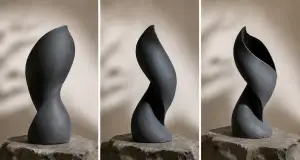 Spira sculpture of woman curves