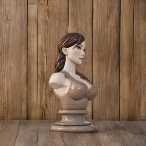 Sexy Lara Croft Sculpture