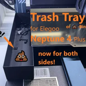Trash Tray (Pooptray) f. EIegoo Neptune 3 & 4 Plus