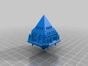 floating black pyramid - terrain - aos
