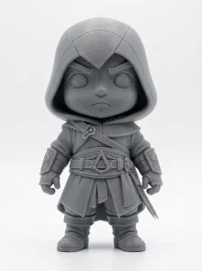 Assassin's Creed Ezio Auditore Chibi Figure Assassin Fan Art