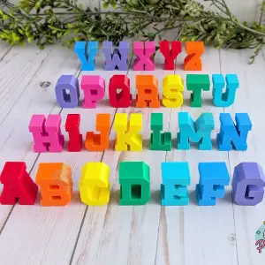 Stack and Stand Alphabet Letters