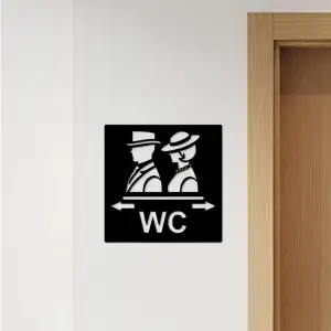 WC, Toilet Sign, Restroom