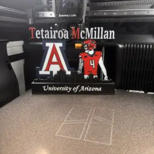 NCAA - University of Arizona Tetairoa McMillan display v2