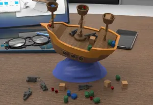 Pirates Ship Balacing Game - Board Game