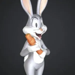 Bugs Bunny-Painted and Paintable (unpainted)