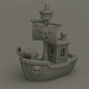pirate benchy boat
