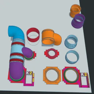 K2 Exhaust to 4in dryer hose