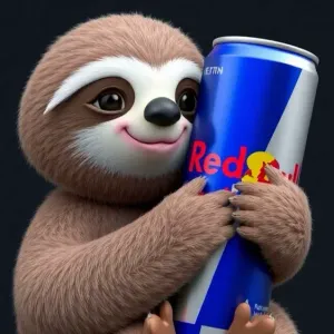 Sloth with can