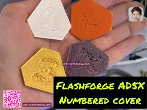 FlashForge Spool Holder Numbered Covers