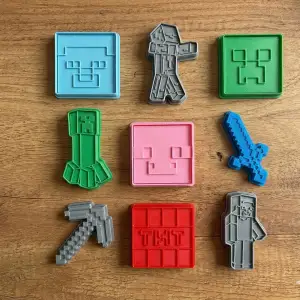 Minecraft Cookie Cutter Set (BIG PACK 9X)