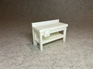 Dollhouse workbench miniature house