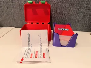 Split Card Game Box