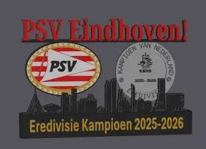PSV Eindhoven Eredivisie kampioen 25-26 display