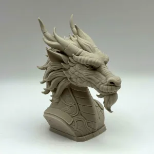 Majestic Chinese Dragon Bust