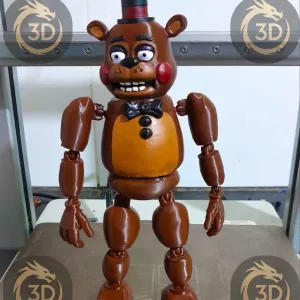 Figura Articulada Freddy Fnaf Five Nights At Freddy's 2
