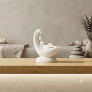 Modern Home Decor Statue for Relaxation & Zen Spaces