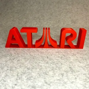 Atari logo retro decoration