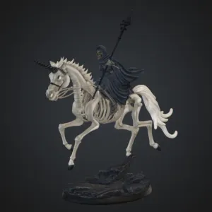 FREE Skeletal unicorn with lich rider