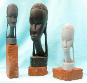 Wood Carving of a Head