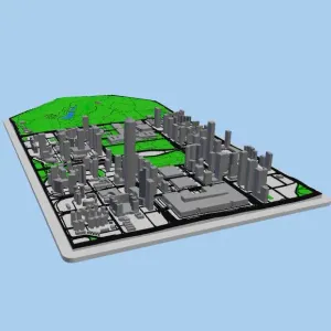 深圳福田金融中心 Shenzhen Futian Financial Center - Scale Model