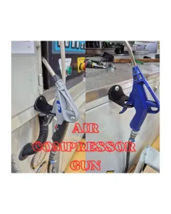 Air compressor gun holder