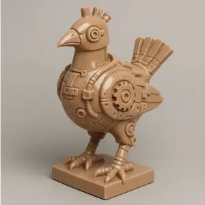 Industrial chicken Sculpture