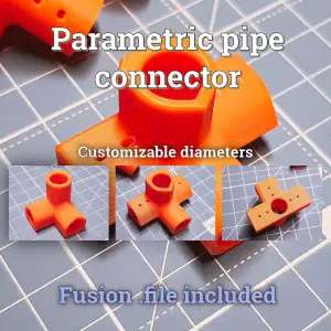 Parametric Pipe connector