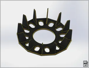 Rodin Coil Star .STL 200mm Diameter Coil | iToroid Vortex