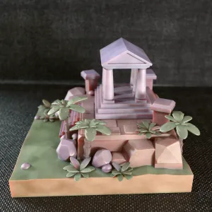 Greek Ruins Diorama