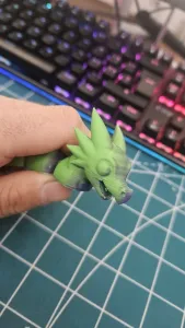 Articulated Dragon – Flexible 3D Printed Toy / Desk Figure