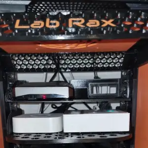 Pi5 ArgonOne 10inch 1U Rackmount For LabRax Bolted Version