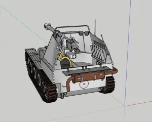 German Tank Destroyer, Panzerjäger «Marder III» Sd.Kfz. 138