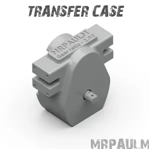 KAMAZ 6350 8x8: Transfer case