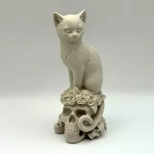 Mystic Cat on Skulls