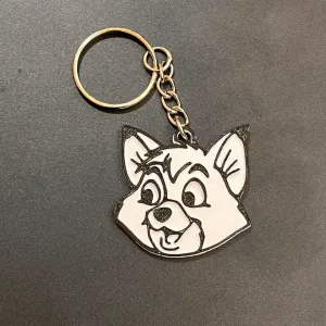 Keychain The Fox and the Hound