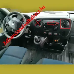 Renault Master, Dacia szellőzőrács javítókészlet 8200212480
