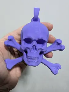 Pirates' Skull and Crossbone Necklace or Charm