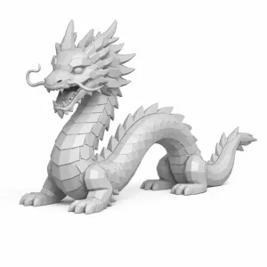 Geometric Chinese Dragon