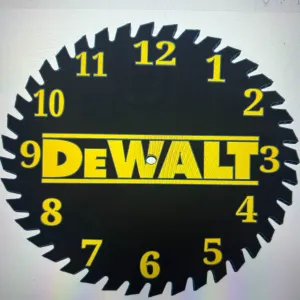 DEWALT WALL CLOCK V1