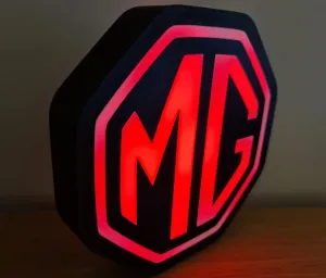Easy print MG Cars LED Lightbox Desk Wall Mounted ZS MG4 EV
